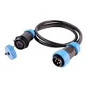 Cable system Weipu HQ 12/24/48V Connecting cable 5-poles, 300cm