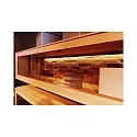 LED profile AU-02-05 high U-profile for 5-5,7mm LED stripes, 200cm, anodized aluminum