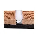  IP-profile T-high ET-05-15 for 15 - 16,3 LED stripes, matt silver anodized, 200cm