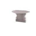 Endcaps P-ET-02-08, 23 mm, 2 items, grey