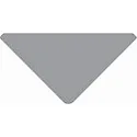 End cap P-AV-05-15 set 2 pcs., silver