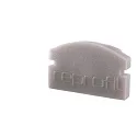 Endcaps f-AU-01-08, 14 mm, 2 items, grey