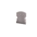 Endcaps f-AU-02-08, 14 mm, 2 items, grey