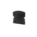 Endcaps f-AU-02-10, 16 mm, 2 items, black
