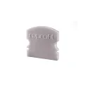 Endcaps f-AU-02-12, 18 mm, 2 items, grey