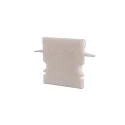 Endcaps H-ET-02-12, 27 mm, 2 items, white