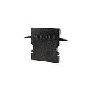 Endcaps H-ET-02-12, 27 mm, 2 items, black