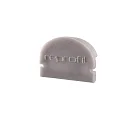 Endcaps R-AU-01-15, 21 mm, 2 items, grey