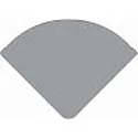 End cap R-AV-05-12 set 2 pcs., silver
