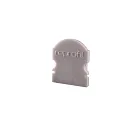 Endcaps L-AU-02-10, 16 mm, 2 items, grey