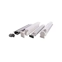 Deko-Light Accessories for LED profile cover P-01-20, 100cm, misty, 40% transmission