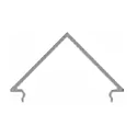 Cover E-05-25, BxH: 60,2x31,7mm, white satined, 200cm