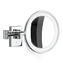 mirror with lighting BS 40 LED 5-fold IP 44, chrome 