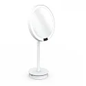 mirror with lighting JUST LOOK PLUS SR mirror with 7x magnification IP20, white matt dimmable