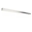 LED Wall luminaire BOX 120 N LED, 65,6W, 3000K, 9960lm, IP44, nickel satin