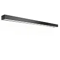LED Wall luminaire BOX 120 N LED, 65,6W, 3000K, 9960lm, IP44, black matt
