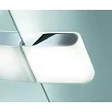 LED Mirror luminaire BOOK 1-15 LED, 6,2W, 3000K, 750lm, IP20, chrome