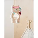 Elobra Pendant luminaire LITTLE INDIANS BÄR BJØRN, E27, brown
