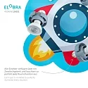 Elobra Rondell RAKETE TECHNIKWELT, 3x GU10, grey/red 