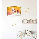 Elobra Pendant luminaire LITTLE ASTRONAUTS SPACE MISSION 25/40, E27, blue