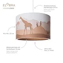 Elobra Pendant luminaire SCANDI ANTARKTIS 25/40, E27, purple
