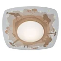 Elobra LED Ceiling luminaire SCANDI „SAVANNE“ LED board + 20 LED, 11W, 3000K, orange