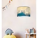 Elobra Pendant luminaire DINOS 25/40, E27, green