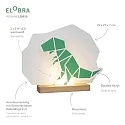 Elobra LED Table lamp DINOS, 3W, green