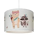 hanging luminaire LITTLE INDIANS E27, mint green
