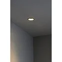 Faro ceiling recessed luminaire FRESH GU10 IP20, black matt