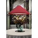 Faro pendant luminaire SAIGON IN 4 flames E27 IP20, black matt, chestnut brown 