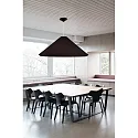 Faro pendant luminaire SAIGON IN 4 flames E27 IP20, brown, black matt 