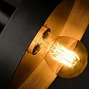 Faro pendant luminaire WHIZZ 7 flames E27 IP20, gold, black 