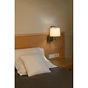Faro wall luminaire FRAME E27 IP20, beige, antique gold 