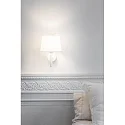 Faro wall luminaire SAVOY E27 IP20, white 