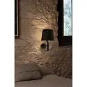 wall luminaire SAVOY E27 IP20, black matt 