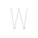 pendant luminaire MINE PC SPACE 2 flames E27 IP20, white matt 
