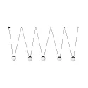 pendant luminaire MINE PC SPACE 5 flames E27 IP20, dark grey 