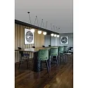 Faro pendant luminaire MINE 4 flames E27 IP20, dark grey 