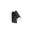 wall luminaire LAO LED IP20, black matt 