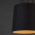 Faro pendant luminaire TREE E27 IP20, black matt 