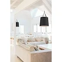 Faro pendant luminaire TREE E27 IP20, black matt 