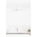 Faro Ceiling fan PUNT M with remote control IP20, white matt