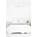 Faro Ceiling fan PUNT M with remote control IP20, white matt