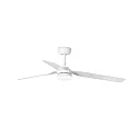 Faro Ceiling fan PUNT M with remote control IP20, white matt