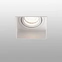 Faro ceiling recessed luminaire HYDE SQ GU10 IP20, white matt 