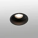 ceiling recessed luminaire HYDE R GU10 IP44, black matt 
