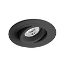 ceiling recessed luminaire RADON R GU10 IP20, black matt 