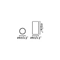 Faro ceiling luminaire STAN GU10 IP20, white matt 
