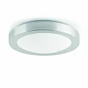 bath luminaire LOGOS 2 flames E27 IP44, grey, nickel satined 